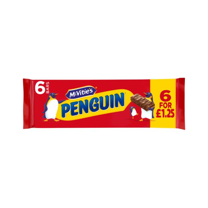 McVitie's Penguin Milk 6pk PM £1.25