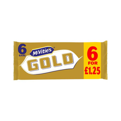 McVitie's Gold Bars 6pk PM 1.25
