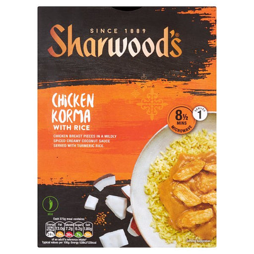 Sharwoods Chicken Korma with Rice