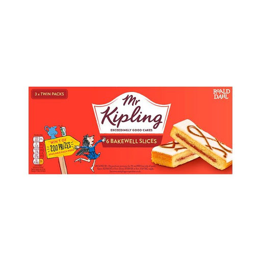 Mr Kipling Bakewell Slices 6pk