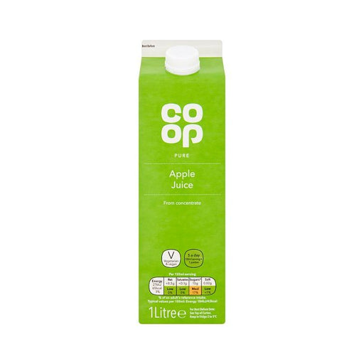 Co Op Fresh Apple Juice 1Ltr