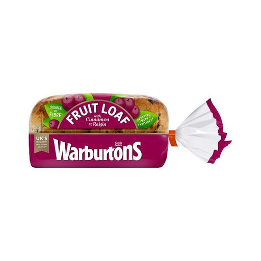 Warburtons Fruit Loaf With Cinnamon & Raisin 400g