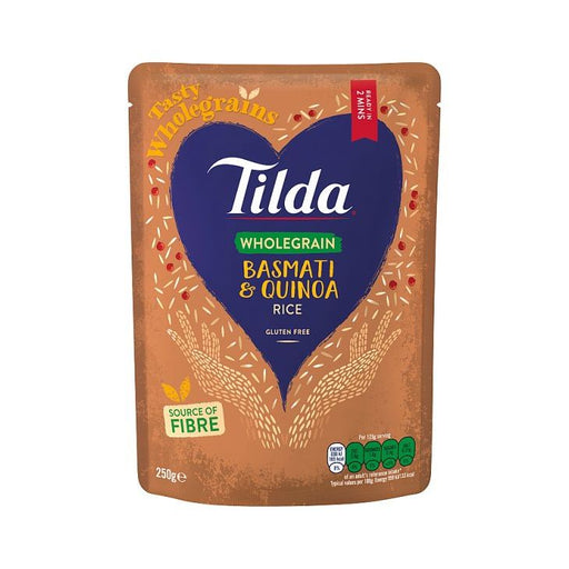 Tilda Steamed Basmati Brown & Quinoa Rice 250g