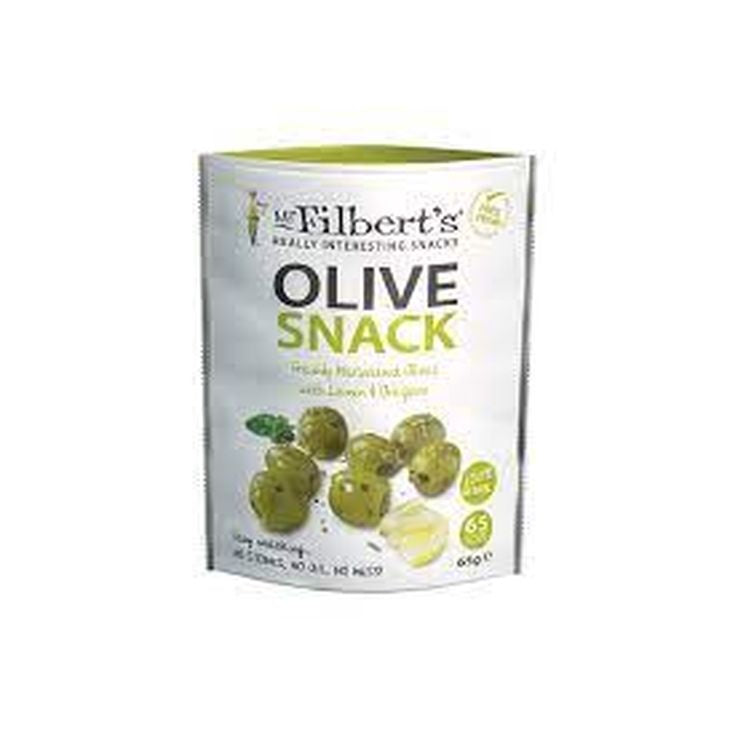 Mr Filberts Olive Snack Lemon & Oregano 50g