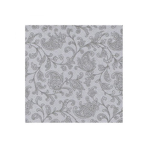 Papstar Royal Collection Napkins Grey Ornaments 25x25cm 20-Pack