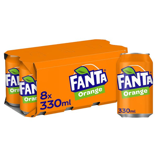Fanta Orange 330ml 8pk