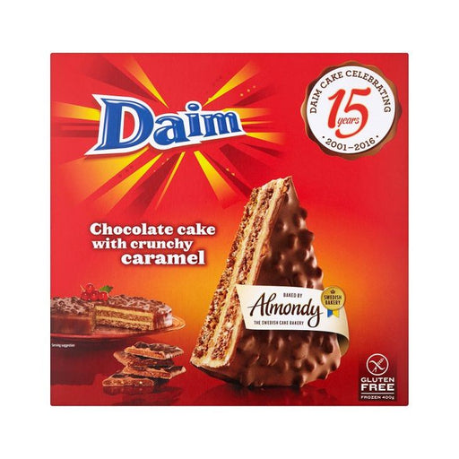 Almondy Daim Chocolate Caramel Cake Gluten Free 400g