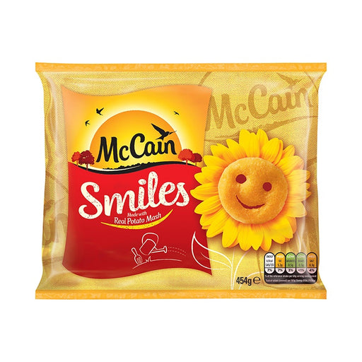 McCain Potato Smiles Gluten Free 454g