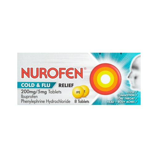 Nurofen Day & Night Cold & Flu Tablets 8s