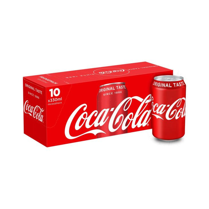 Coca-Cola (Coke) Regular 330ml 10Pk