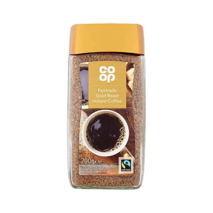 Co Op Fairtrade Gold Roast Freeze Dried Coffee 200g