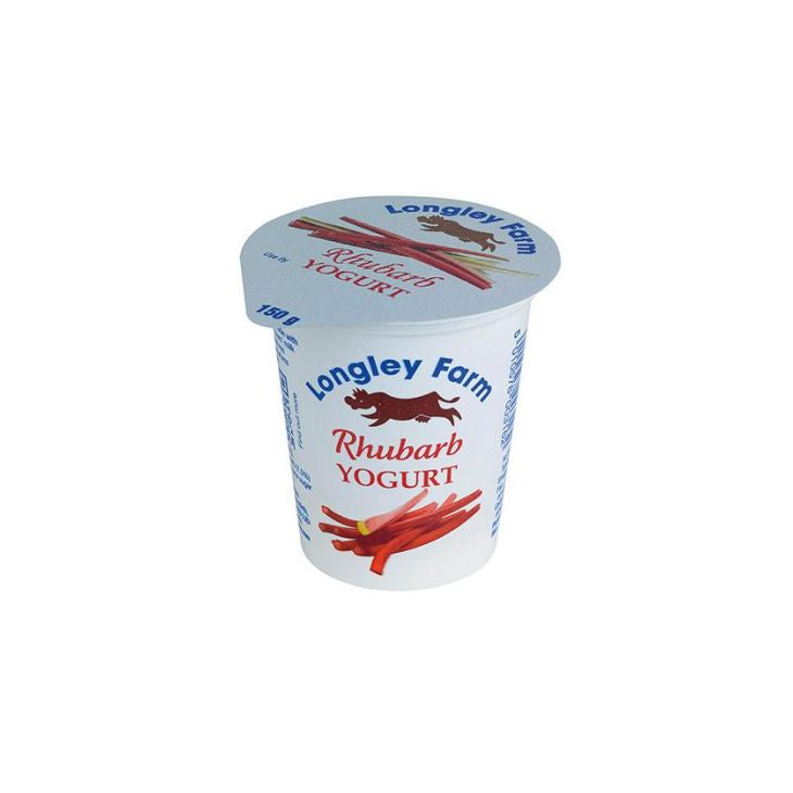 Longley Farm Rhubarb Yoghurt 150g