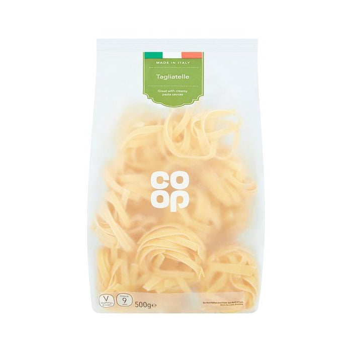 Co Op Tagliatelle Plain Pasta Ribbons 500g