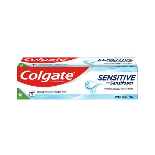 Colgate Sensitive Sensifoam Whitening Toothpaste 75ml / 8718951030169