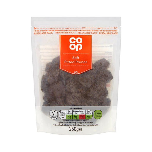 Co Op Ready To Eat Soft Pitted Prunes 250g