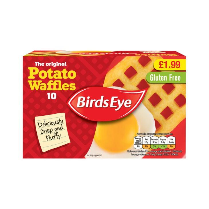 Birds Eye Potato Waffles 10-pk PM