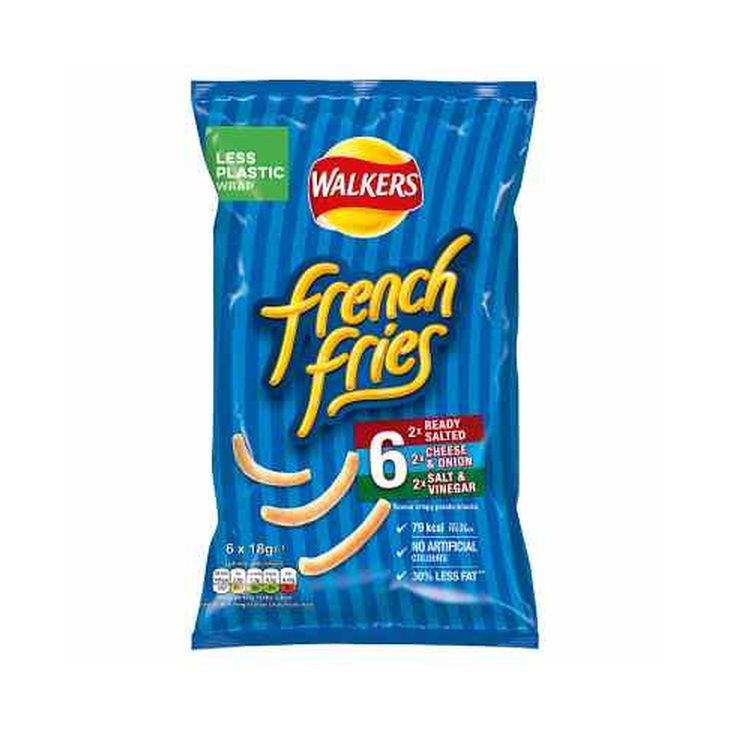 Walkers French Fries Variety 6pk