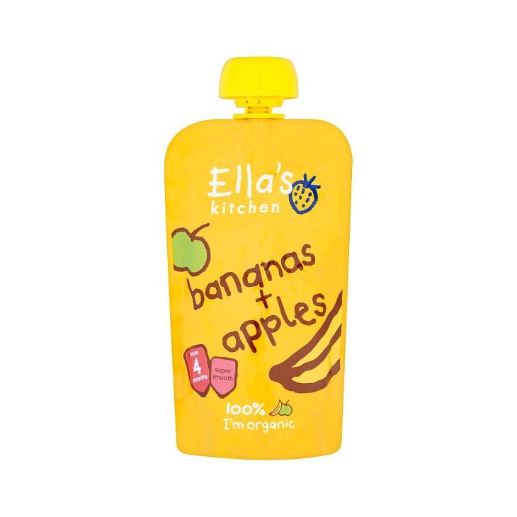 Ella's Kitchen Bananas & Apples (4 Months+) 120g
