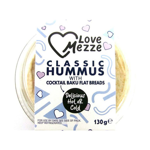 Love Mezze Hummus and Baku Flatbread 130g