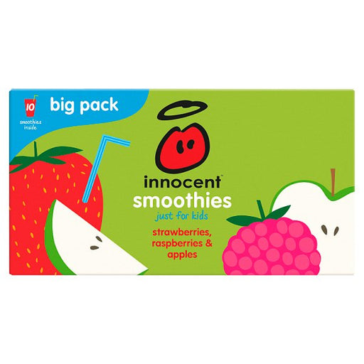 Innocent Kids Strawberry, Raspberry & Apple Smoothies 4-pack