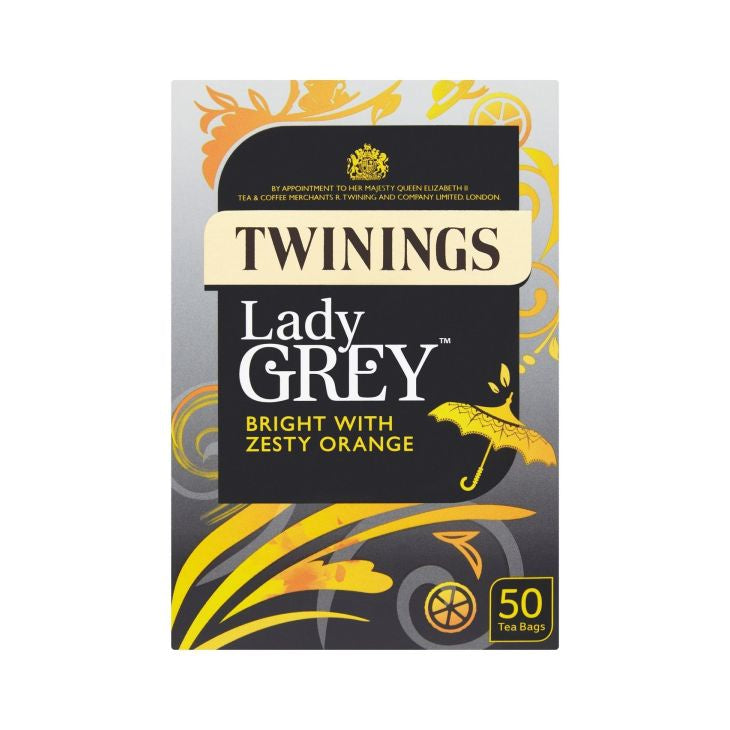 Twinings Lady Grey Tea Bags 125g 50-pack