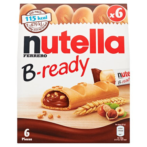 Nutella B-Ready Bars 6pk