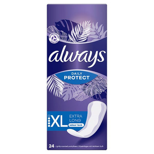 Always Dailies Long Plus Unscented Pantyliners 24pk