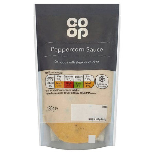 Co Op Peppercorn Sauce 180g
