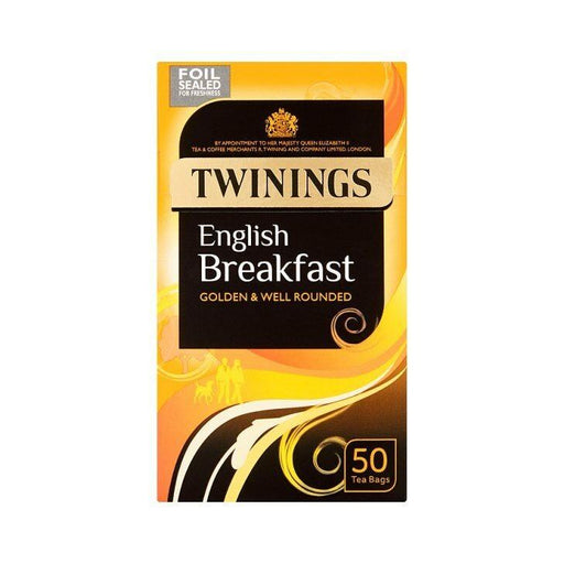 Twinings English Breakfast Tea Bags 50-pack