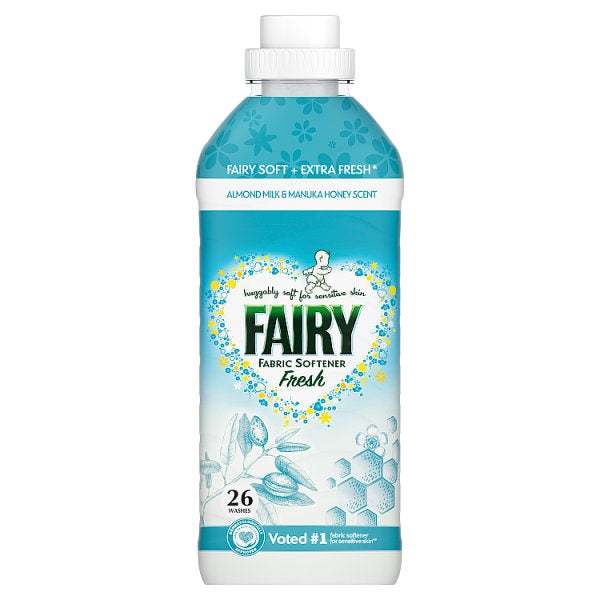 Fairy Fabric Conditioner Almond Milk & Manuka Honey 26W  858ml