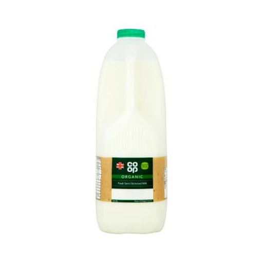 Co Op Organic Semi Skimmed Milk 2.27ltr