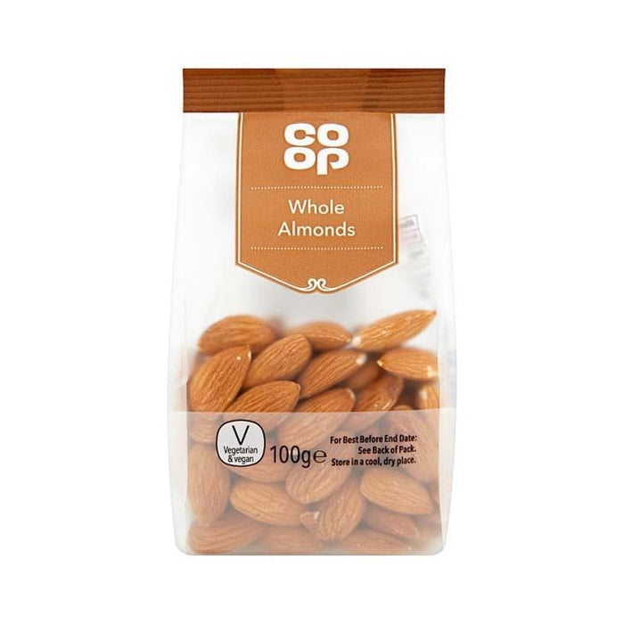 Co Op Whole Almonds 100g