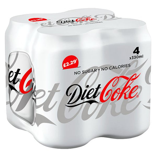 Coca-Cola (Coke) Diet 330ml 4pk