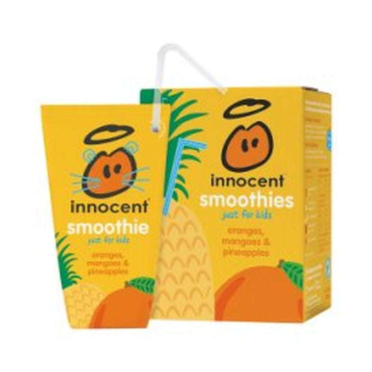 Innocent Kids Orange/Mango/Pineapple 180ml 4-Pack