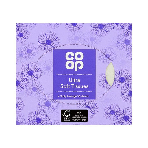 Co Op Cosmetic Tissue Cube 3 Ply 60-Pack