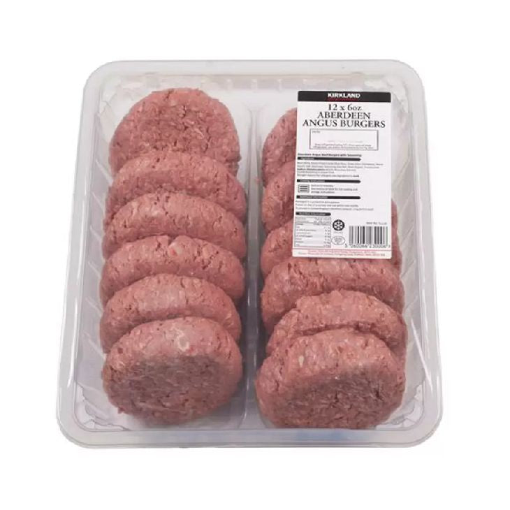 KS Aberdeen Angus Burgers 12 x 6oz