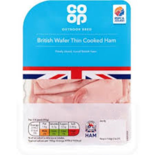Co Op Wafer Thin Cooked Ham 350g