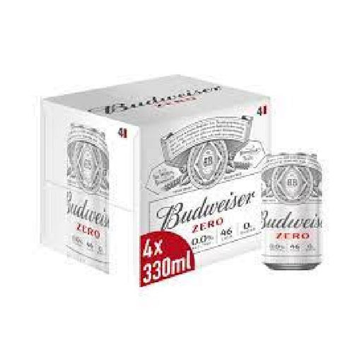 Budweiser 0% 330ml - 4 Pack