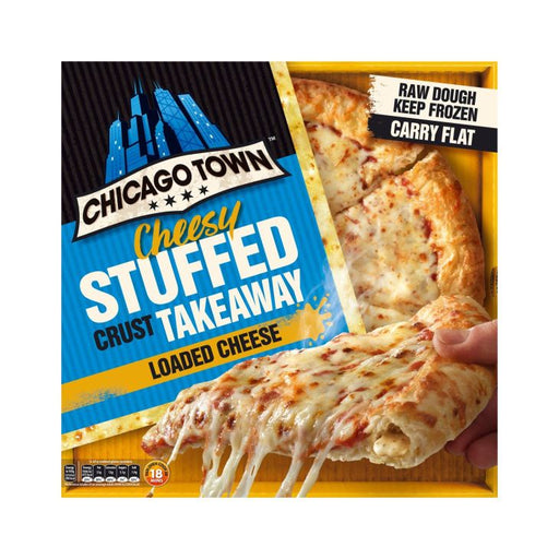 Chicago Town Takeaway Stuffed Crust Cheese Pizza 630g