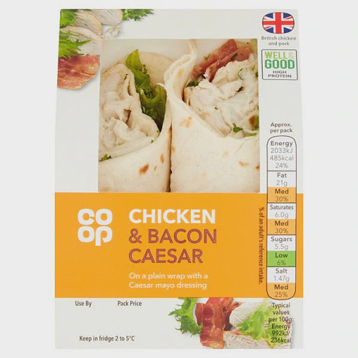 Pick of the Pantry Chicken & Bacon Caesar Wrap