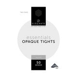 Elegante Essential 50 Denier Black Tights NS (XL) x 2