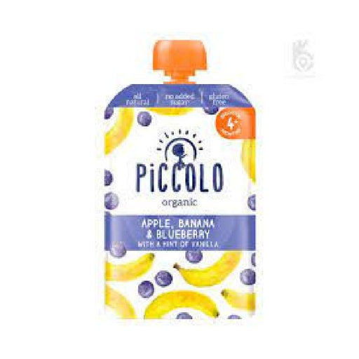 Piccolo Banana Blueberry & Apple with a Hint of Vanilla Pouch 100g