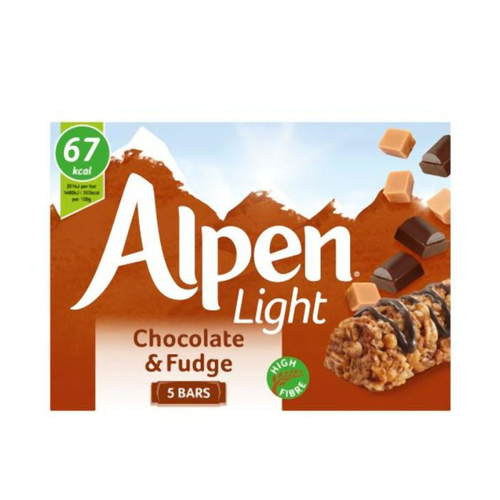 Alpen Light Chocolate & Fudge 5pk
