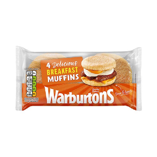 Warburtons Toasting Muffins 4pk