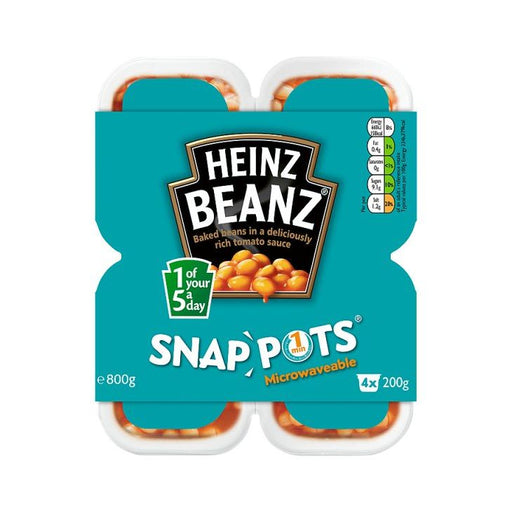Heinz Baked Beans Snap Pot 200g x 4