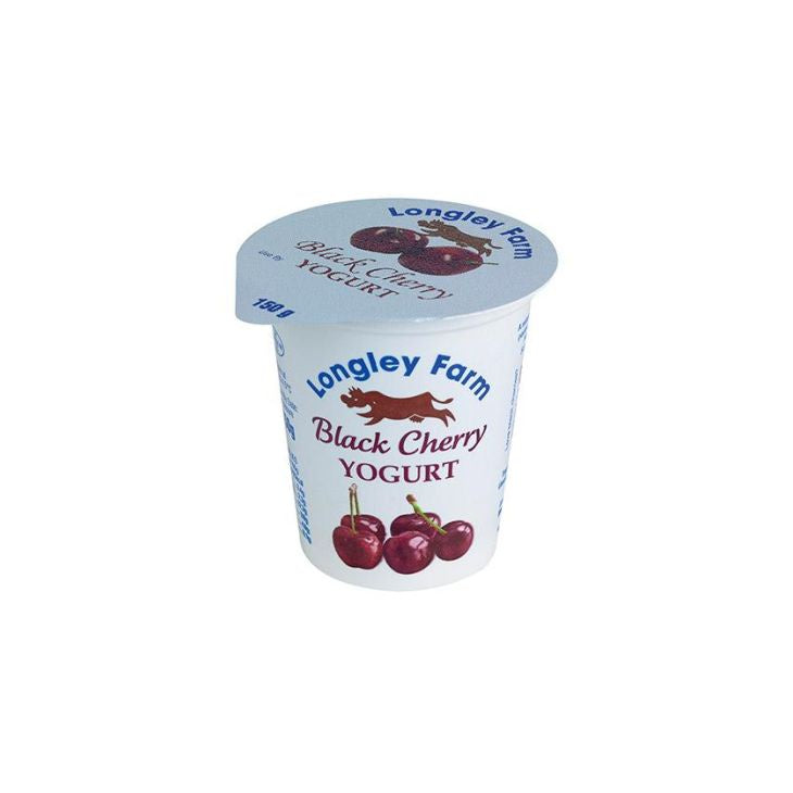 Longley Farm Black Cherry Yoghurt 150g