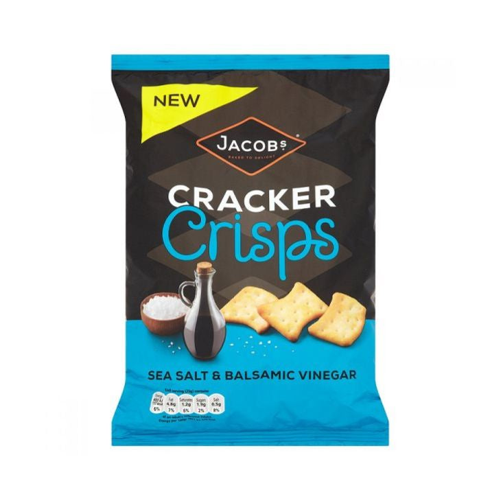 Jacobs Cracker Crisps Salt & Balsamic Vinegar 150g
