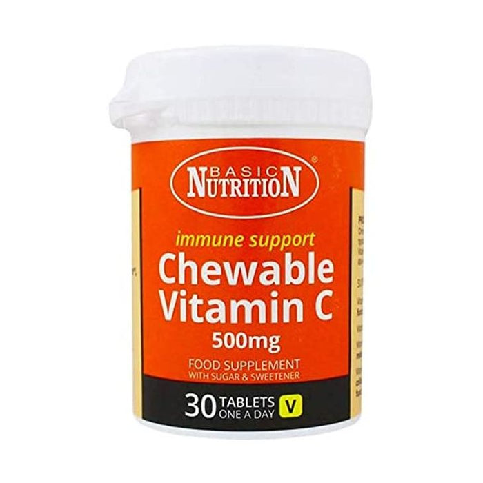 Basic Nutrition Vitamin C Chewable 500mg 30s