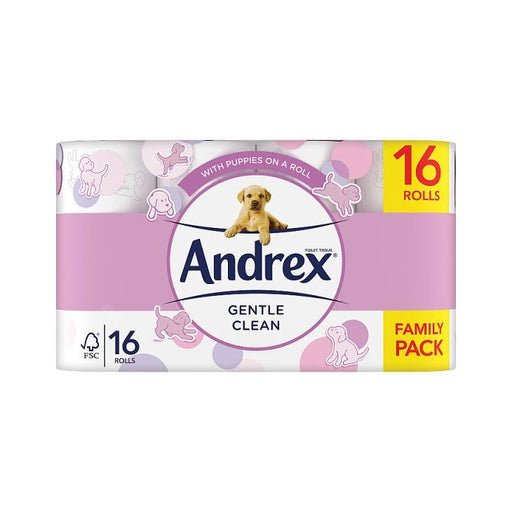 Andrex Gentle Clean Toilet Rolls 16pk