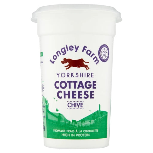 Longley Farm Cottage Cheese with Chives 250g